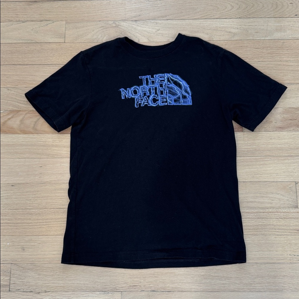 North Face Black Logo Tee